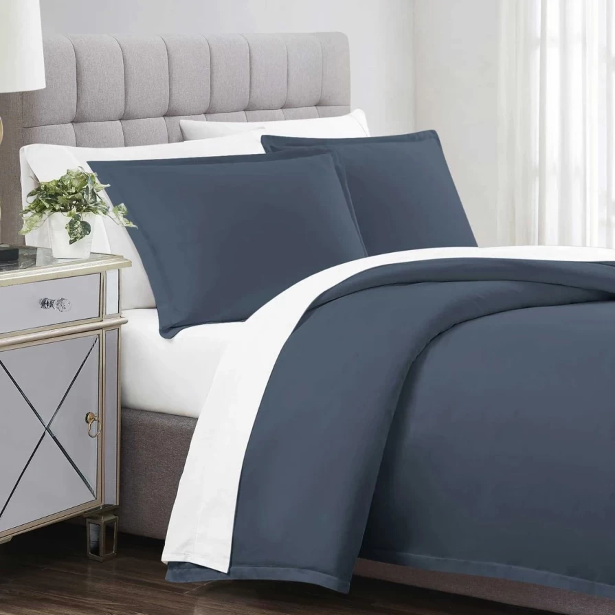 "Premium 310 Thread Count Cotton Duvet Cover Set – Soft & Breathable Bedding"