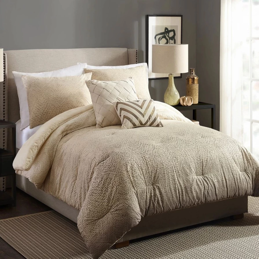 Ayesha Curry Modern Ombre 3-Piece Comforter Set - Soft & Stylish Bedding Collection