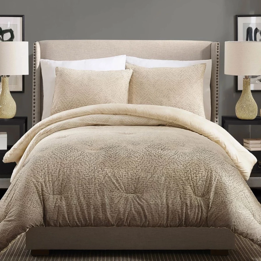 Ayesha Curry Modern Ombre 3-Piece Comforter Set - Soft & Stylish Bedding Collection