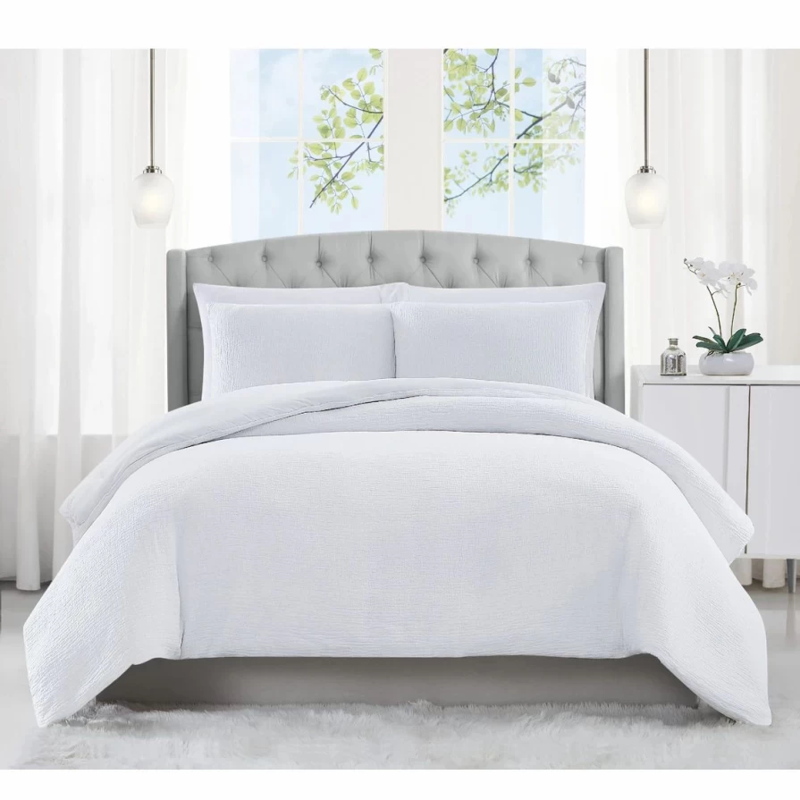Affordable 3-Piece Charisma Solid Matelasse Comforter Set - Soft Bedding Collection