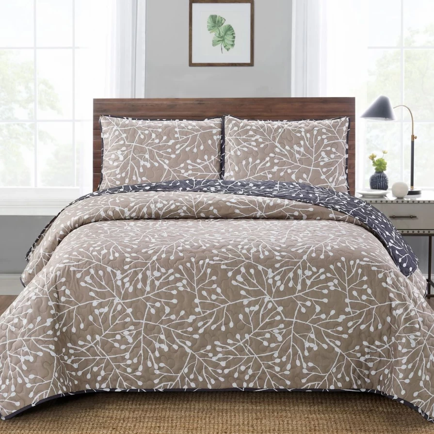 2-Piece Quilt Set - Soft & Cozy Bedding, Lightweight Comfort for All Seasons