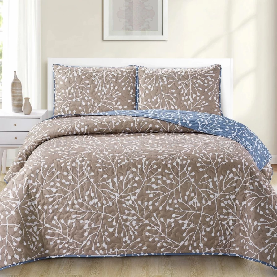 2-Piece Quilt Set - Soft & Cozy Bedding, Lightweight Comfort for All Seasons