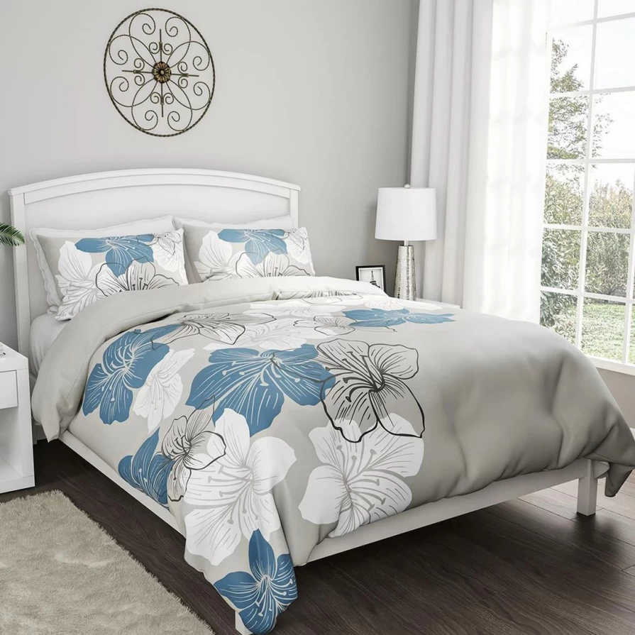 Luxury Hypoallergenic Enchanted Comforter Set with Sham - 3 Piece Bedding Collection