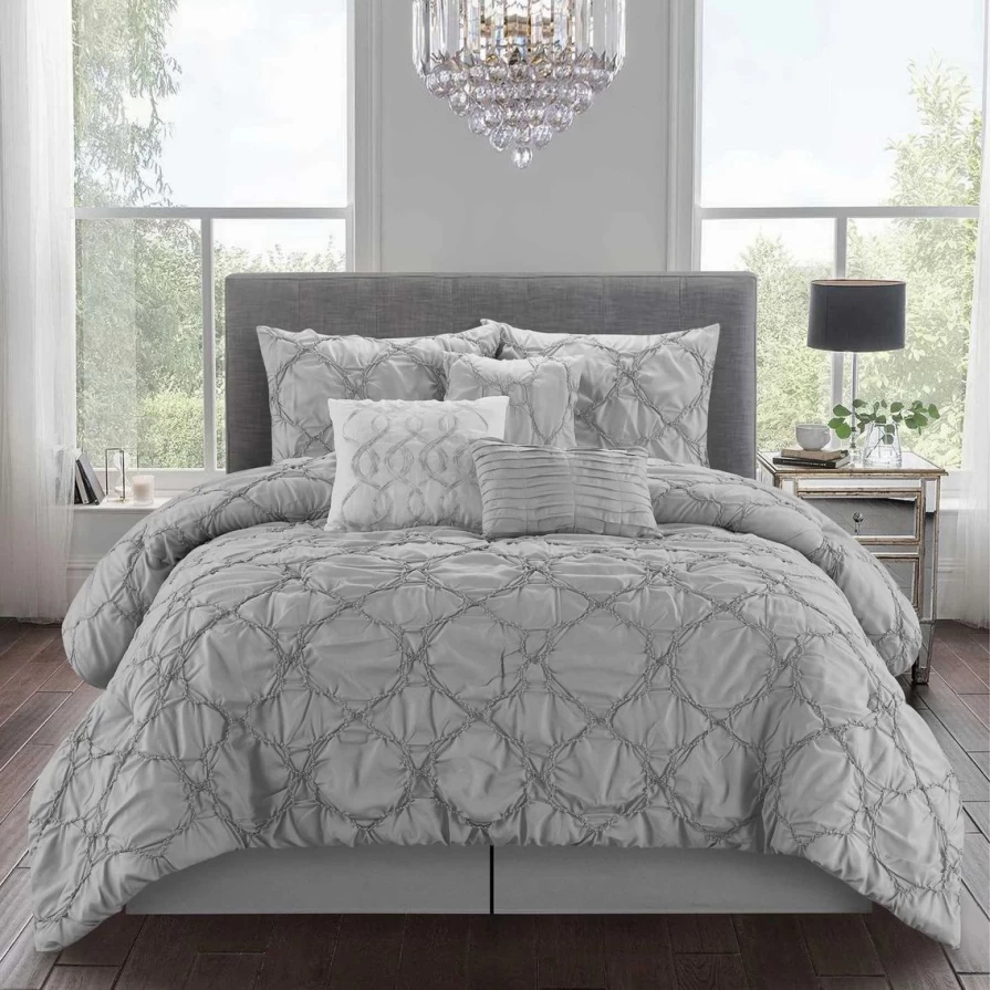 "7-Piece Grand Avenue Mariscos Comforter Set - Premium Bedding Collection"