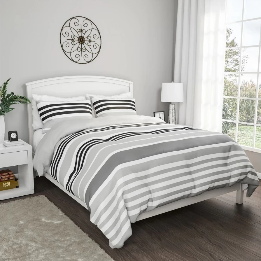 Luxury Reversible Down Alternative Bedding Set - 3 Piece Coastal Home Collection