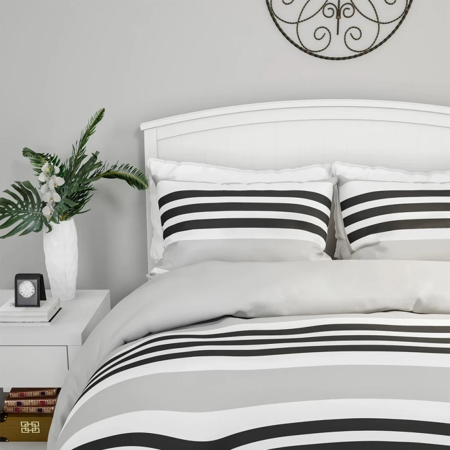 Luxury Reversible Down Alternative Bedding Set - 3 Piece Coastal Home Collection