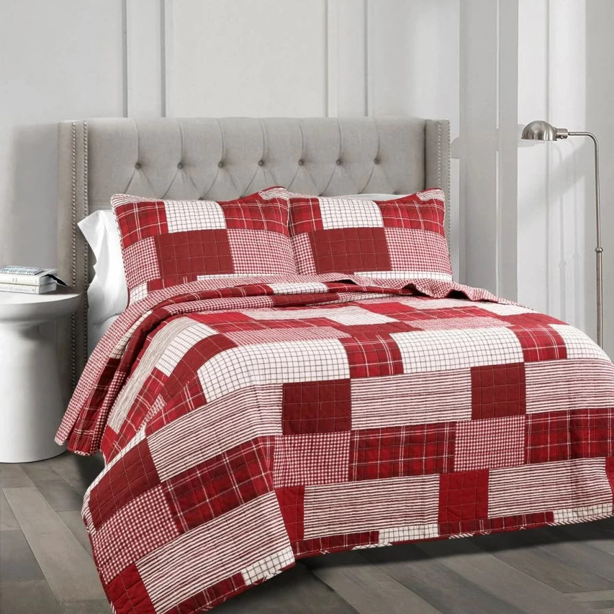Lush Decor Greenville 3-Piece Quilt Set - Premium Bedding Collection