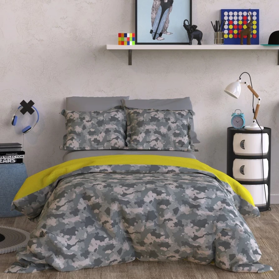 Ecko Unltd Pixel Camo Comforter Set - Stylish Bedding Collection for Modern Comfort
