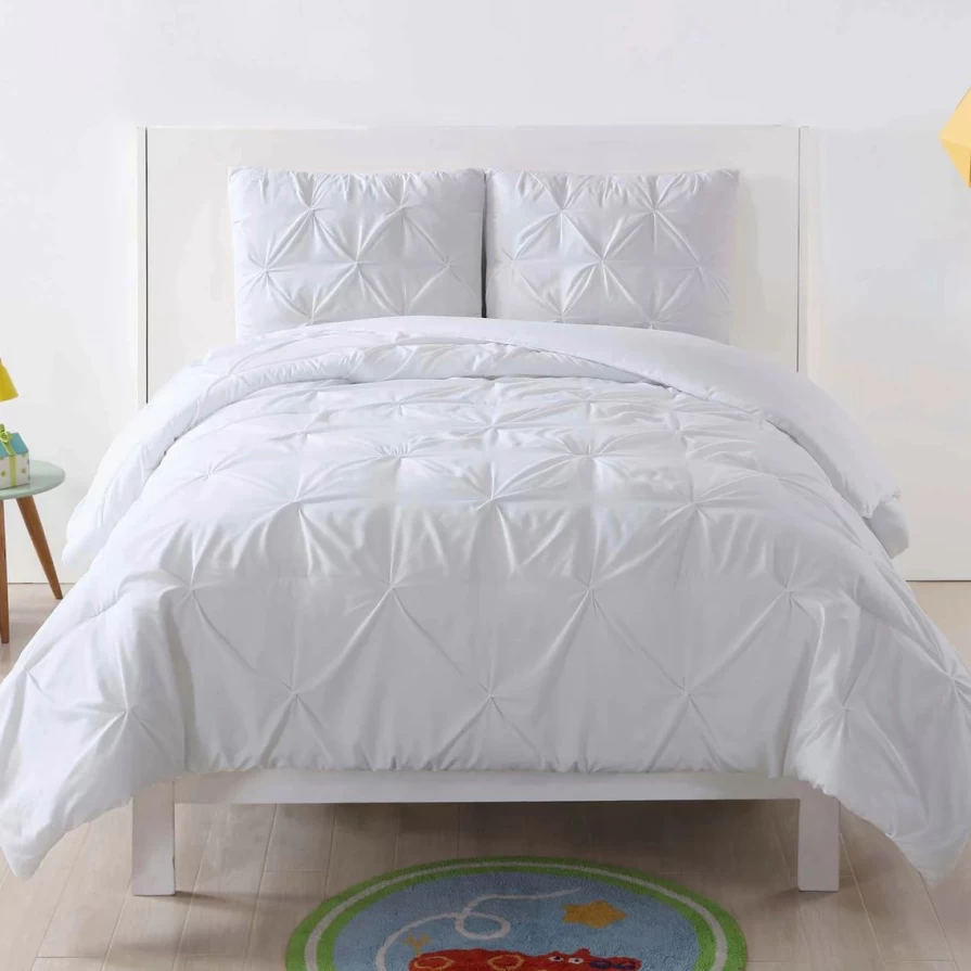"Premium My World Pleated Duvet Cover Set - Brand New Luxury Bedding"