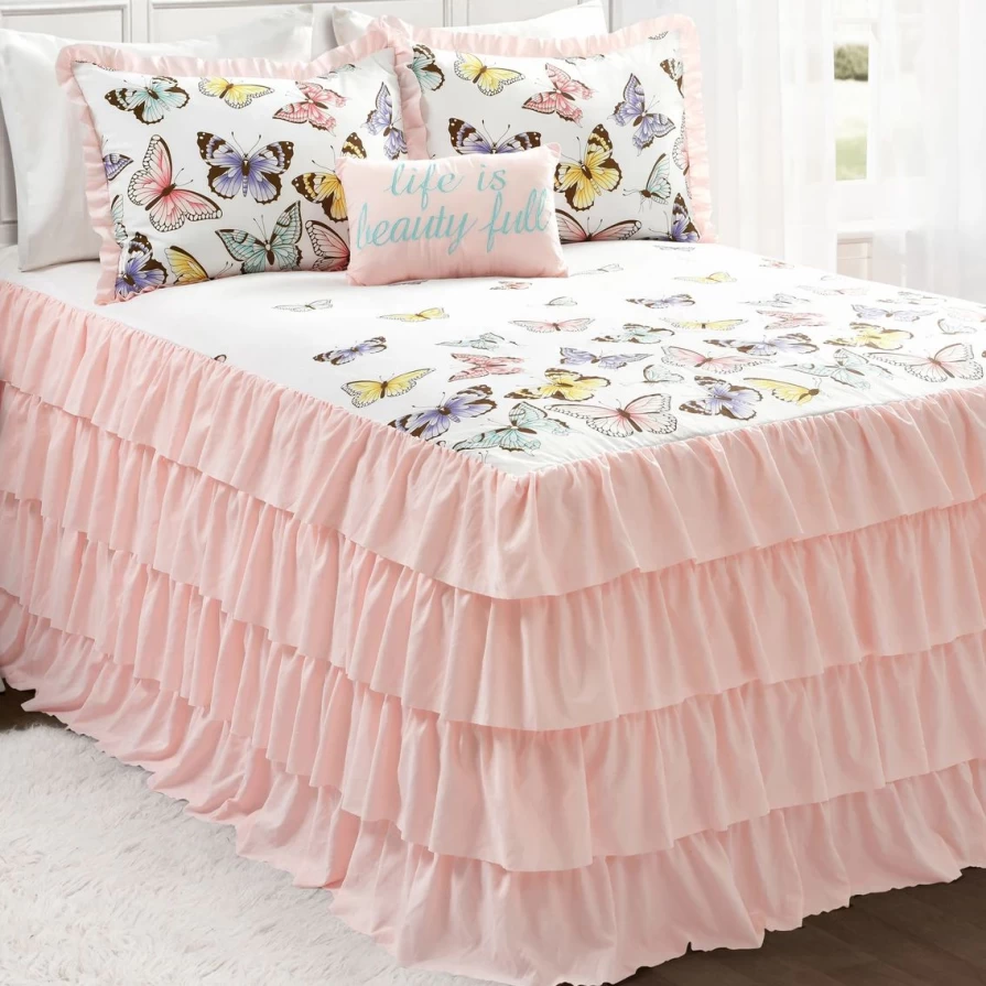 Lush Decor Flutter Butterfly Bedspread Set - Premium Quality & Best Price