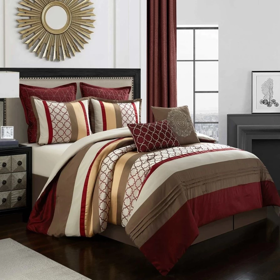 Avalon 8-Piece Comforter Set by Nanshing - Luxury Bedding Collection
