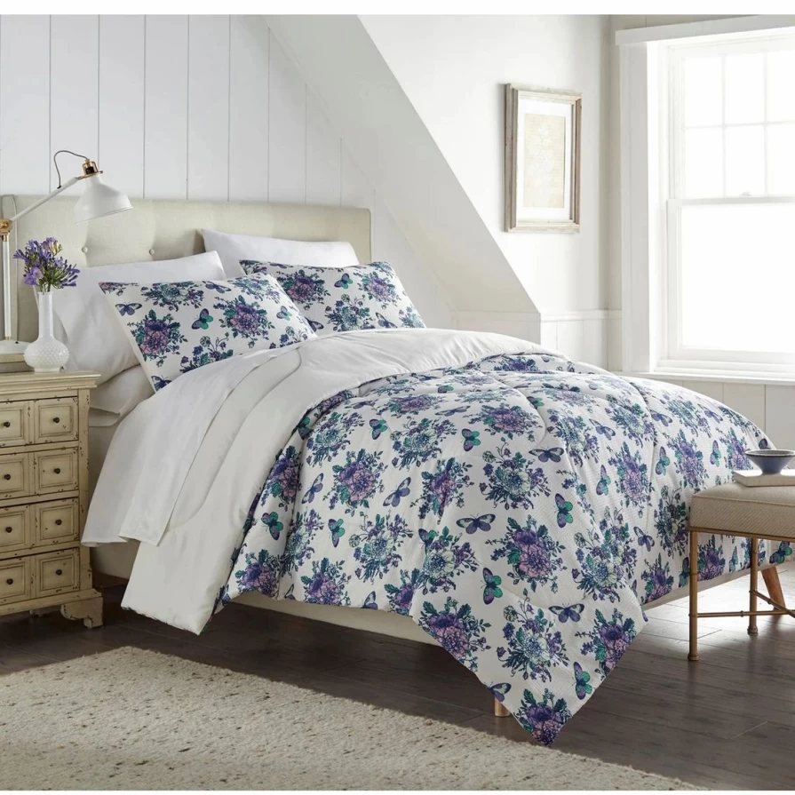 "Affordable 3-Piece Seersucker Comforter Set for Cozy Home Bedding"