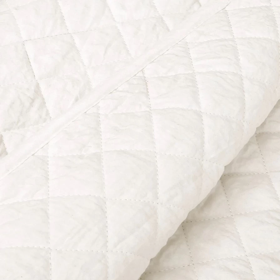 Luxury Ava Diamond Oversized 3-Piece Cotton Quilt Set - Soft Bedding Collection