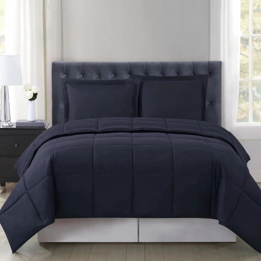 "Premium Reversible Comforter Set - Ultra Soft All-Season Bedding for Everyday Comfort"