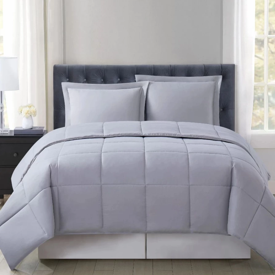 "Premium Reversible Comforter Set - Ultra Soft All-Season Bedding for Everyday Comfort"