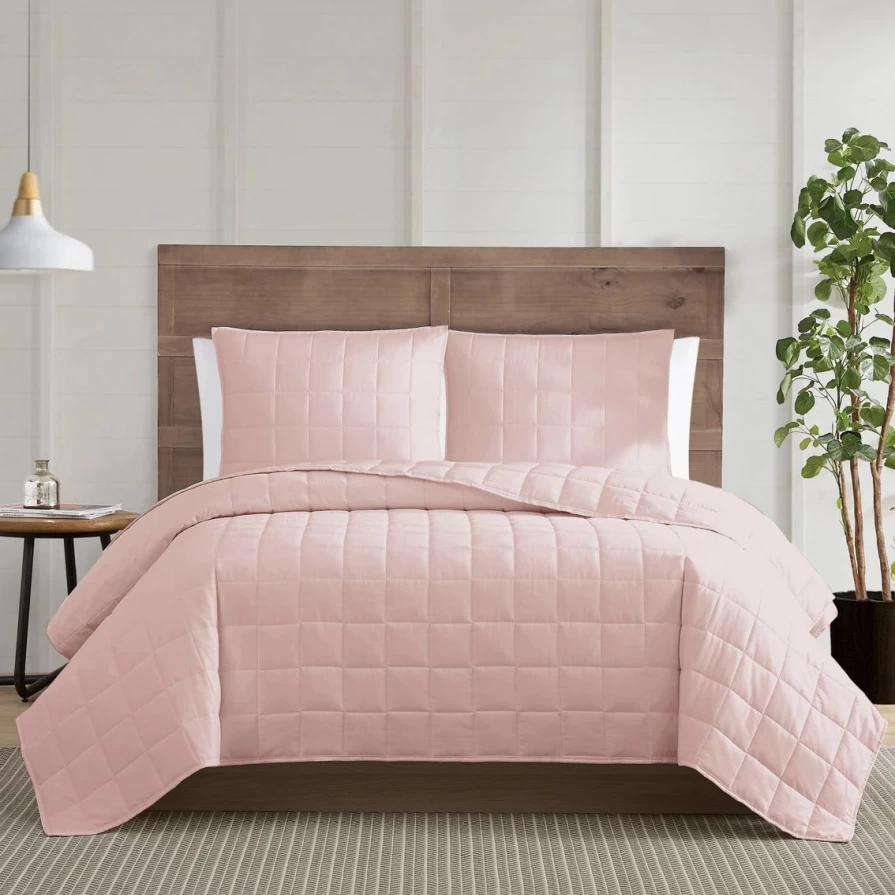 Premium 3-Piece Silver Cooling Quilt Set - Ultra Soft & Breathable Bedding Collection