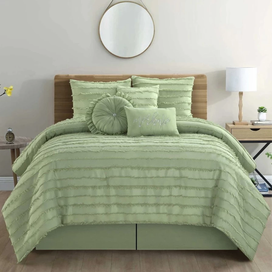 7-Piece Merle Comforter Set - Outlet Grand Avenue Luxury Bedding Collection