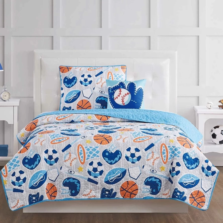 "My World All Star Quilted Comforter Set - Cozy Bedding Collection"
