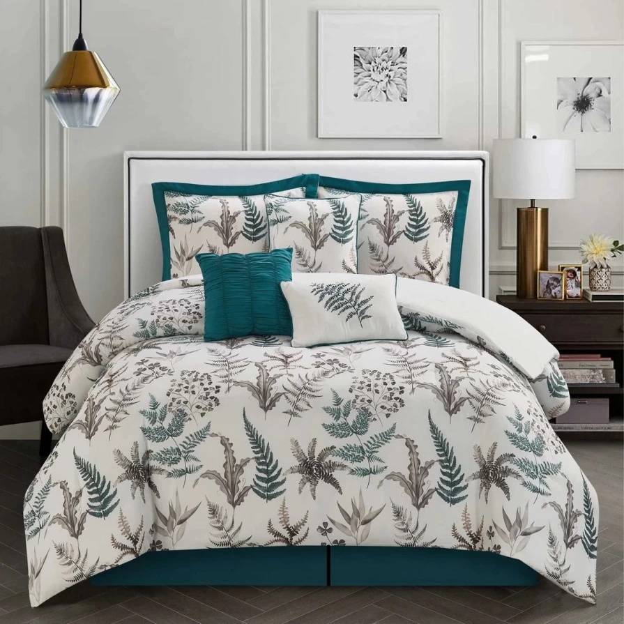 "Luxury Polina 7-Piece Comforter Set - Premium Bedding Collection"