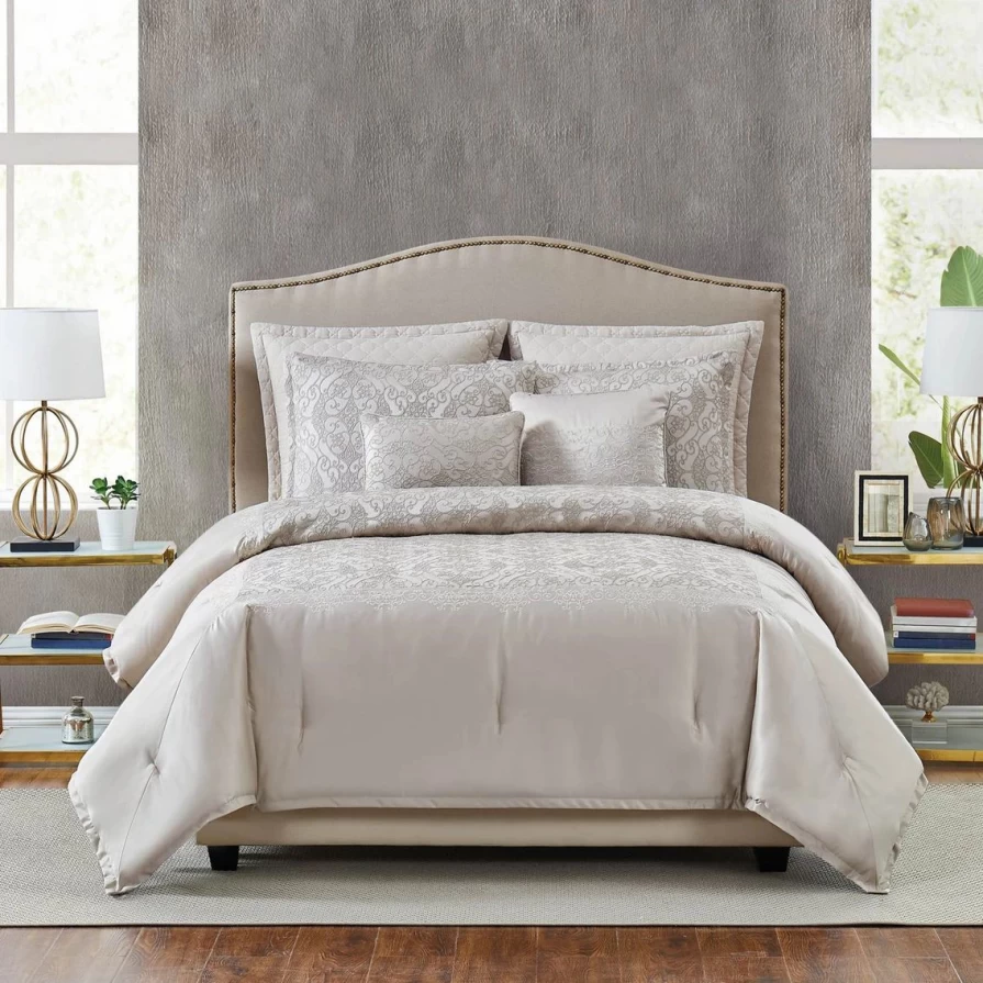 "Luxury 7-Piece Comforter Set by Deals 5th Avenue - Riverton Collection"