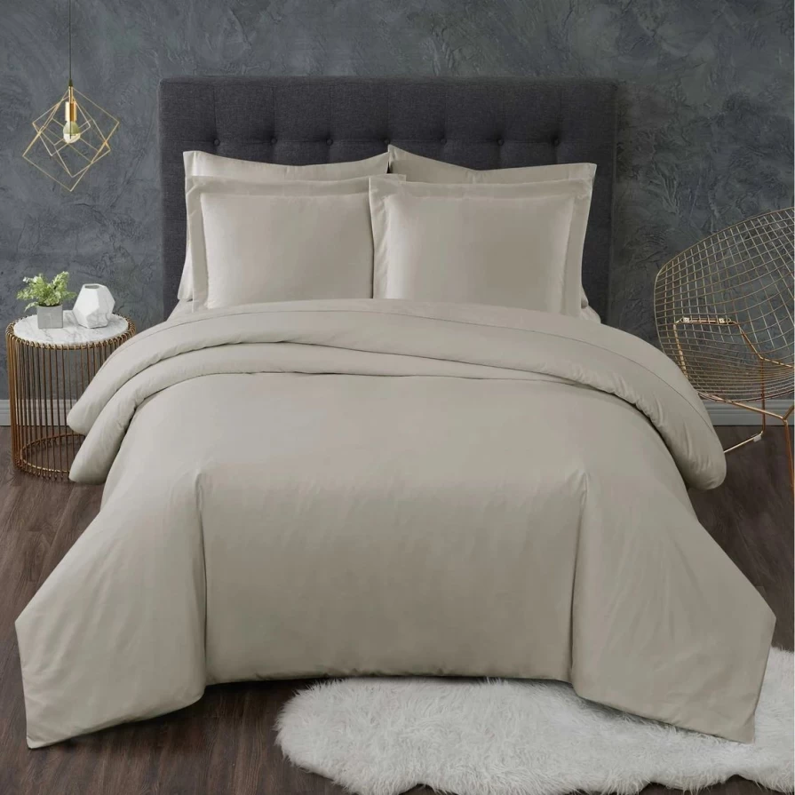 "Premium Antimicrobial 3-Piece Duvet Set – Hypoallergenic & Calming Bedding Collection"