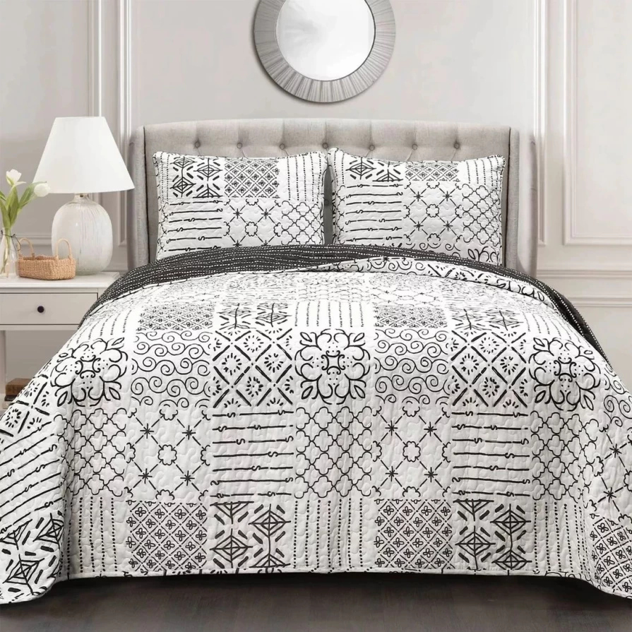 Luxury Monique 3-Piece Quilt Set - Premium Bedding Collection for Wholesale