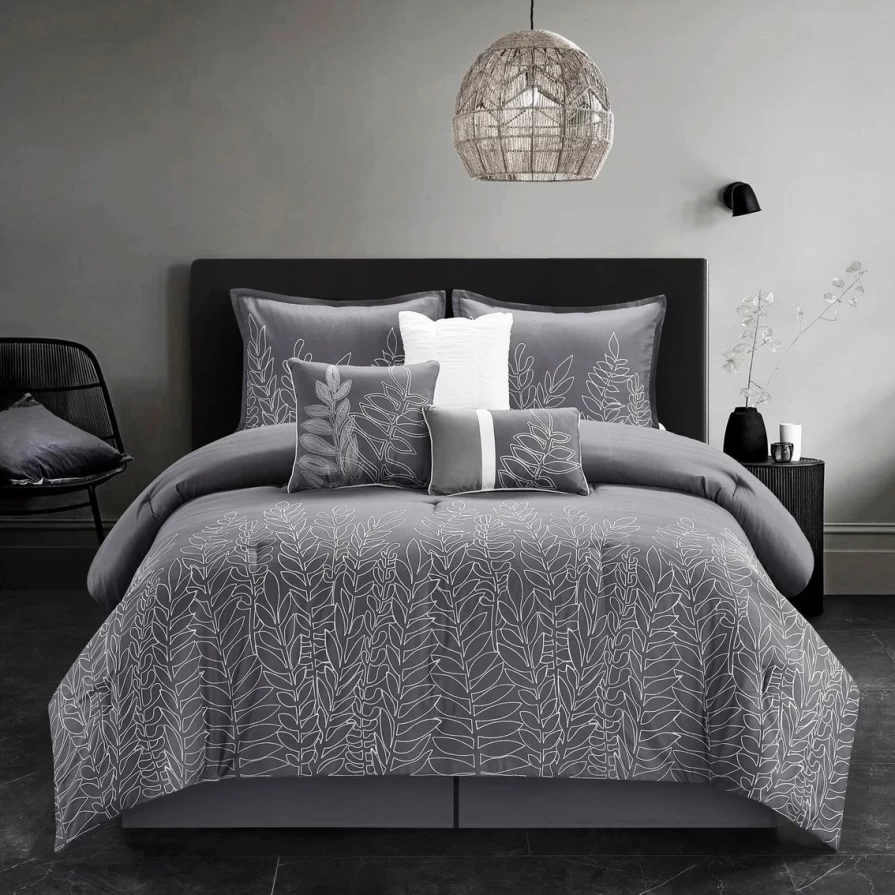 "Grand Avenue Alicia 7-Piece Comforter Set – Premium Bedding Collection for Cozy Sleep"