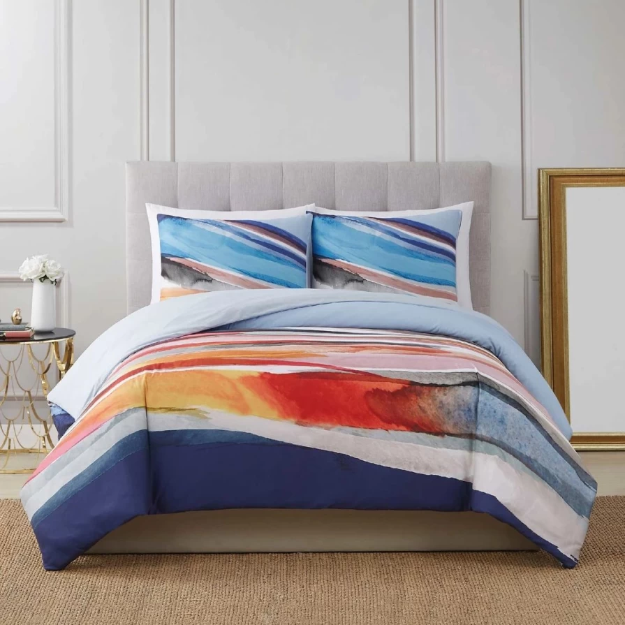 Vince Camuto Allaire 3-Piece Duvet Cover Set in Blue – Best Reviews & Buying Guide