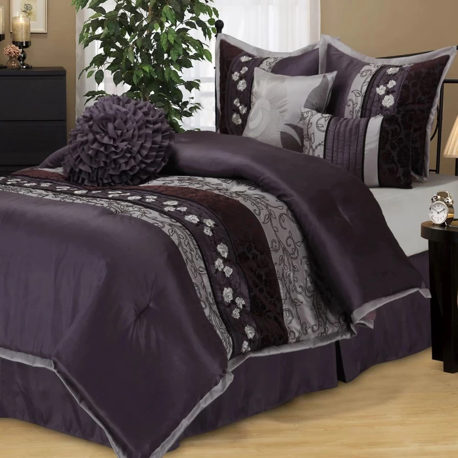 Premium 7-Piece Riley Bedding Set by Nanshing America – Luxurious Comfort & Style