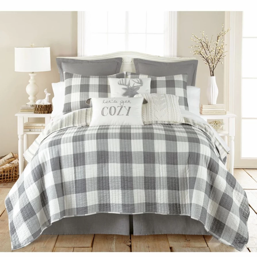"Levtex Home Camden Grey Quilt Set - Premium Bedding Deal"