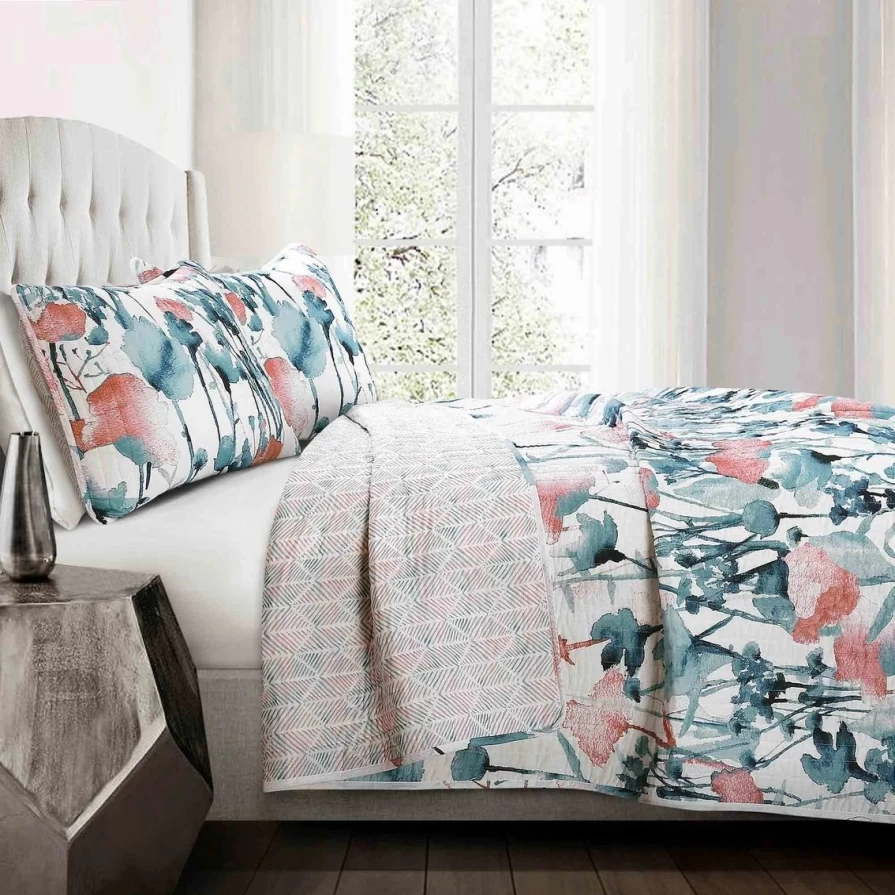 Lush Decor Zuri Floral 3-Piece Quilt Set - Best Reviews & Buying Guide