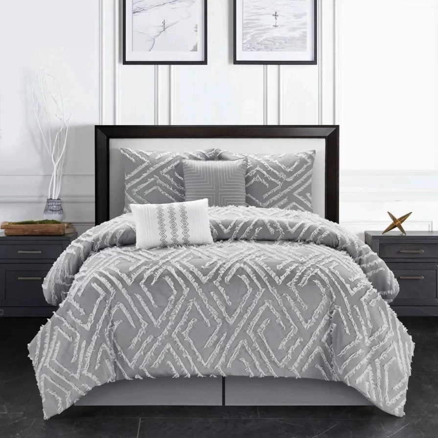 "5-Piece Damita Comforter Set - Luxury Bedding Collection | Grand Avenue Discount"