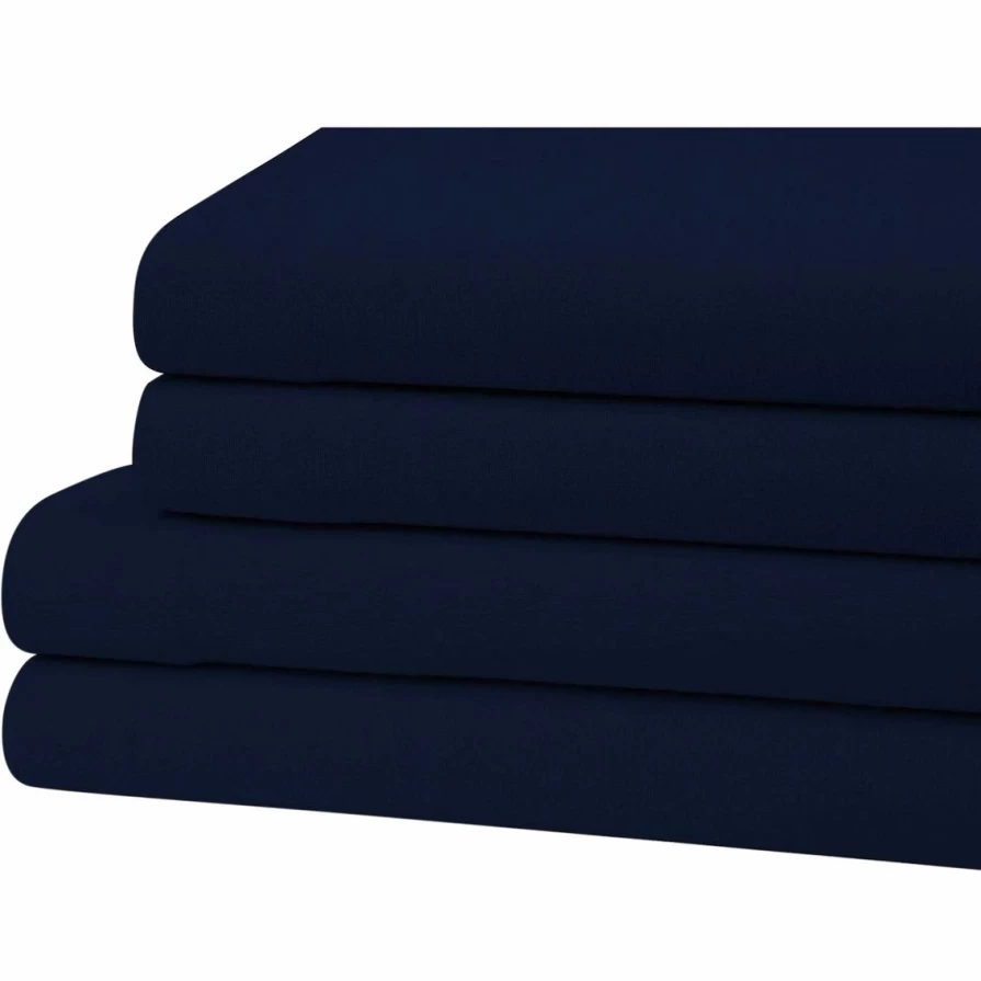 Premium 4-Piece Solid Flannel Sheet Set – Ultra-Soft & Cozy Bedding