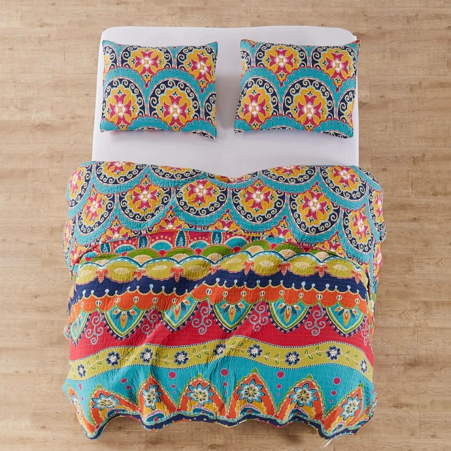 Luxury Amelie Full/Queen Quilt Set - Soft Bedding Collection for Cozy Sleep