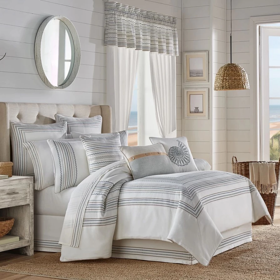 Wholesale J. Queen New York Waterbury 4-Piece Comforter Set in Spa Color
