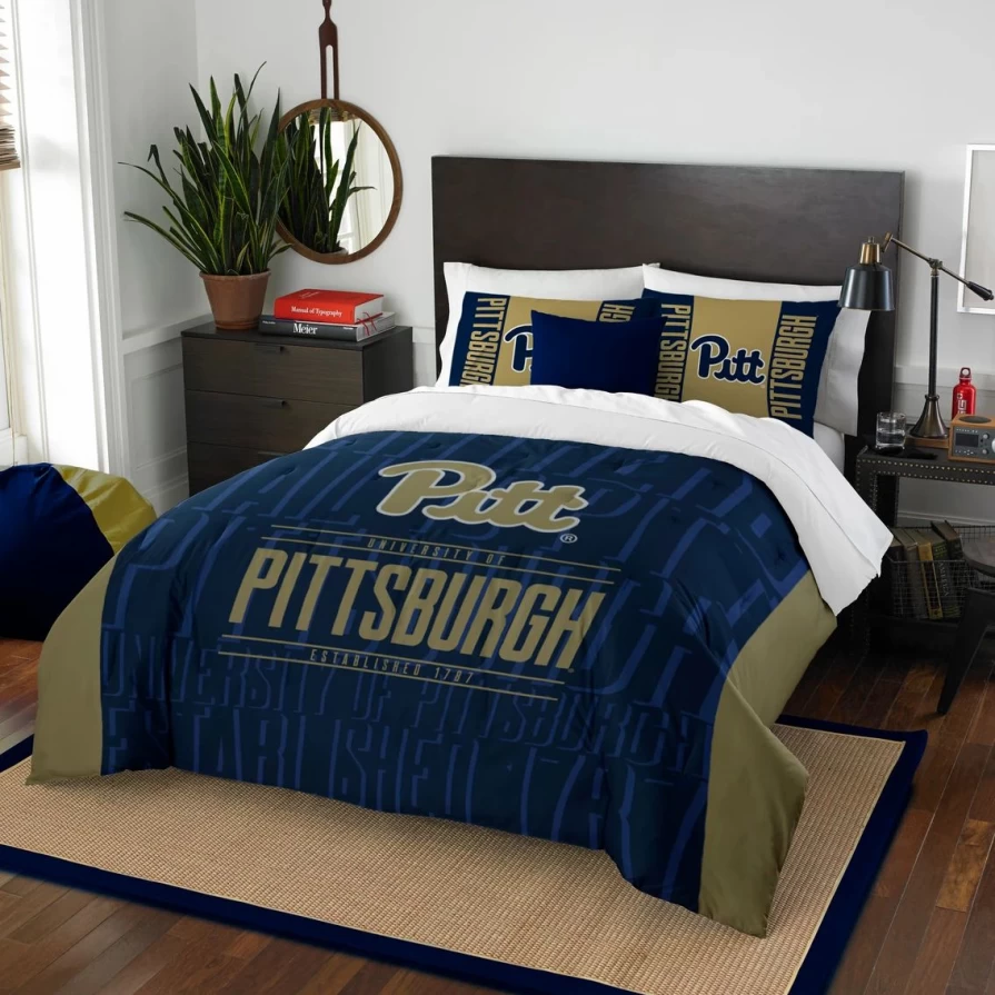 Affordable NCAA Northwest-Themed Comforter Set - Modern College Dorm Bedding