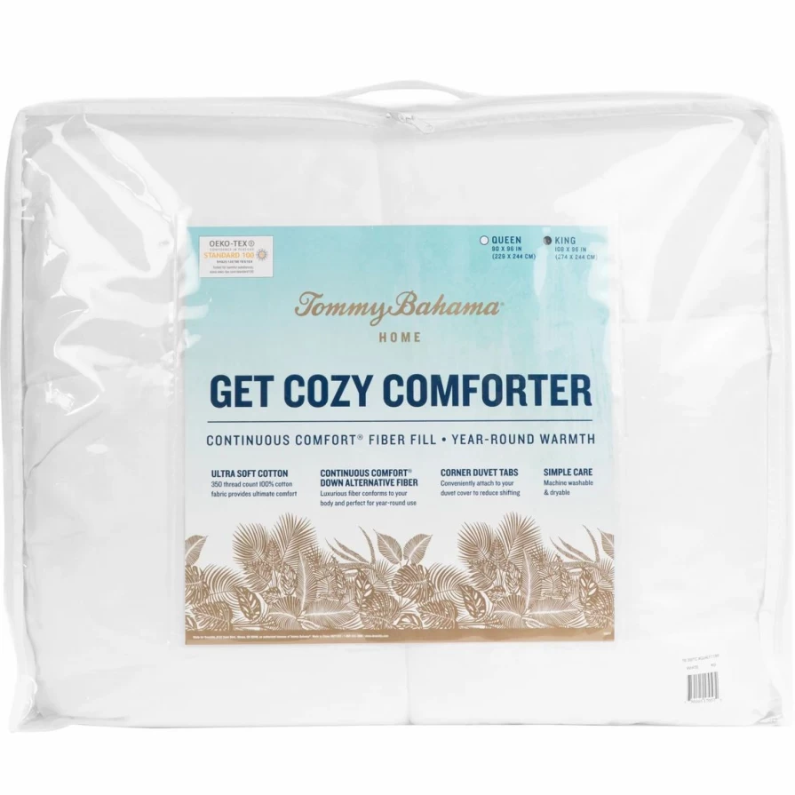 Tommy Bahama Discount Comforter - Ultra Soft & Cozy Bedding for a Restful Sleep