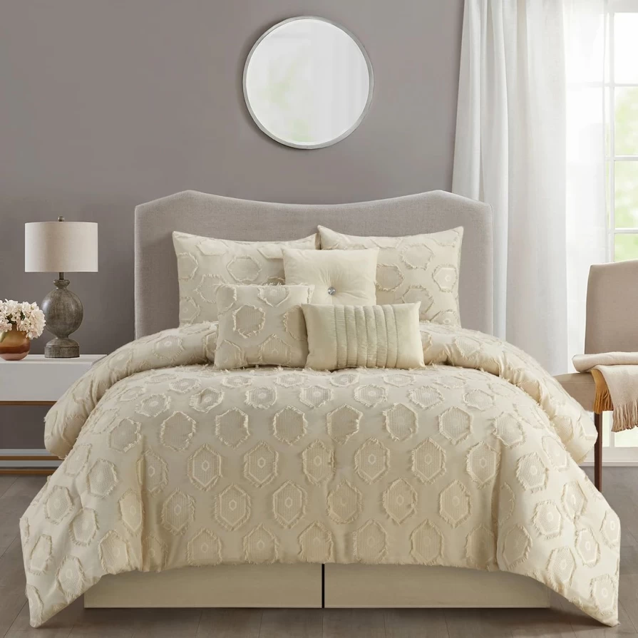 "Affordable 7-Piece Faust Grand Avenue Comforter Set - Cozy Bedding Collection"