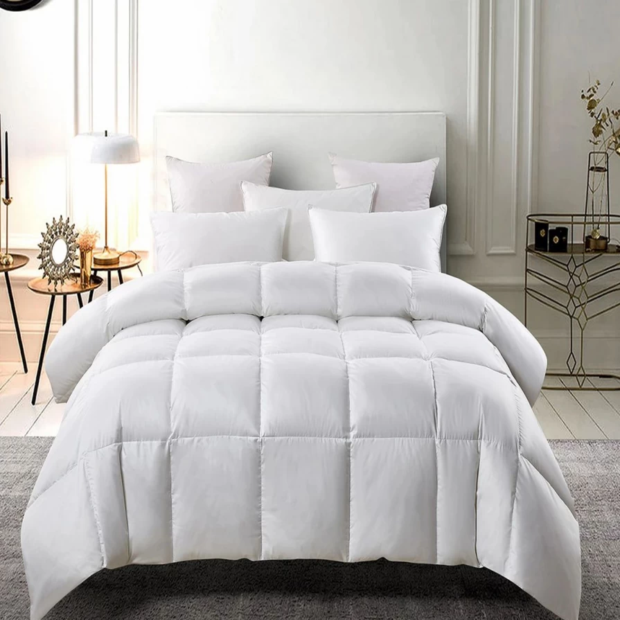 Premium All-Season Down Alternative Comforter by Serta - Hypoallergenic & Breathable Bedding