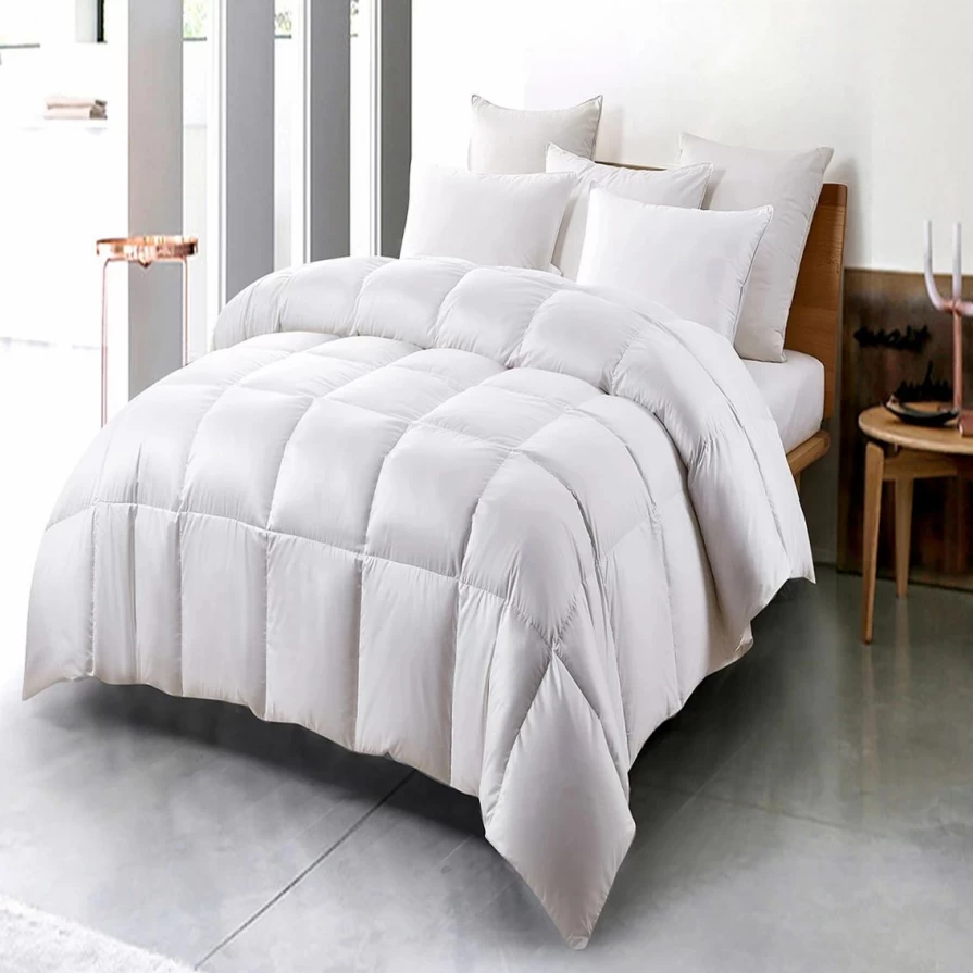 Premium All-Season Down Alternative Comforter by Serta - Hypoallergenic & Breathable Bedding