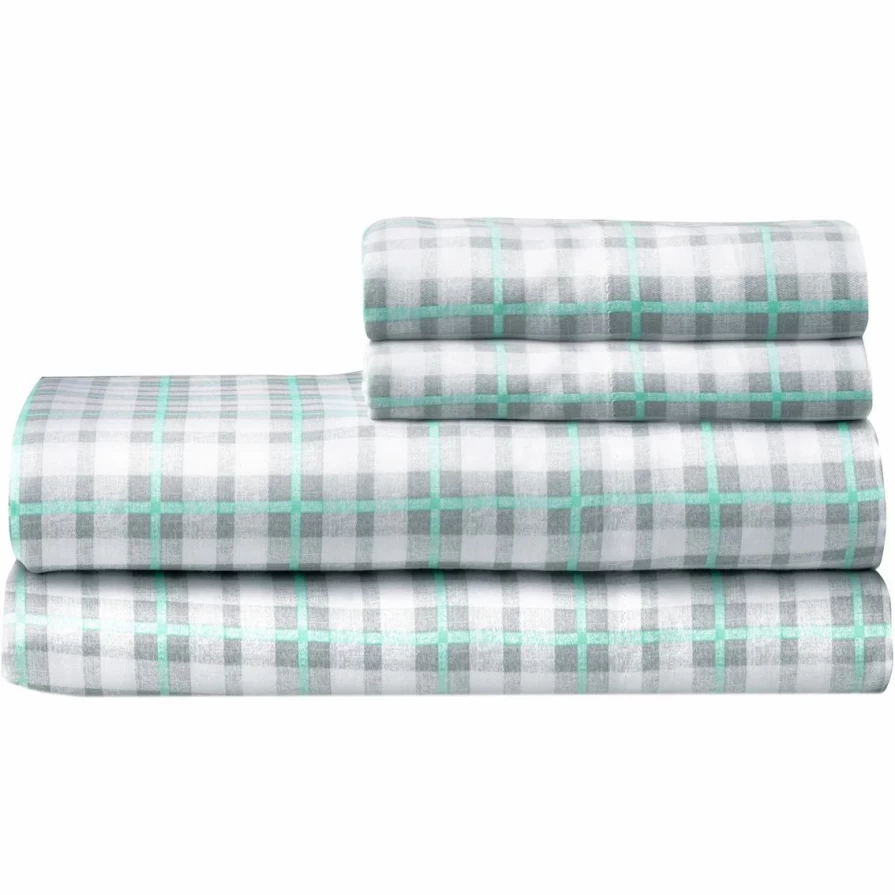 "Martha Stewart Collection 200 Thread Count Everet Plaid Sheet Set – Best Price & Quality"