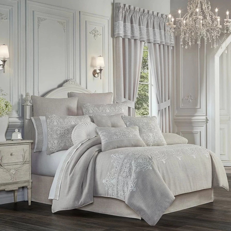 Luxury Beige 4-Piece Comforter Set by J. Queen New York – Wholesale Bedding Collection
