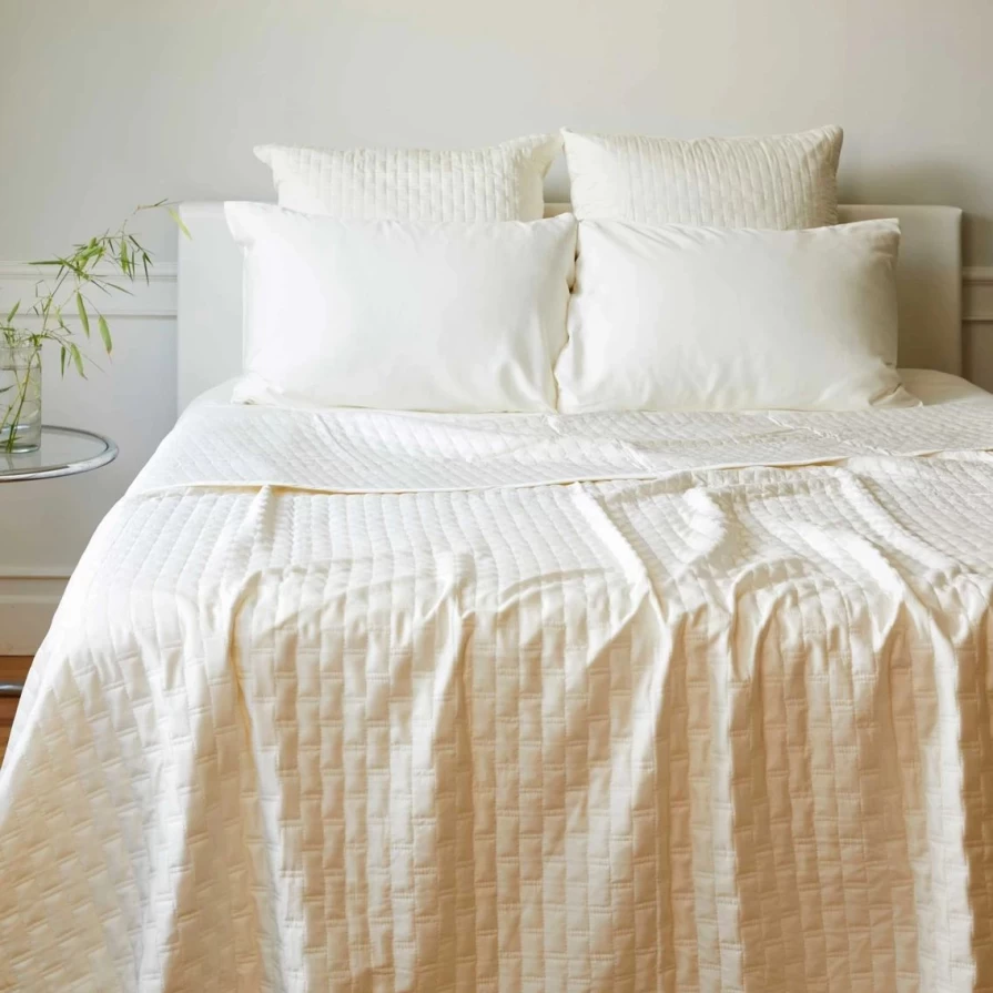 "Premium Bamboo Rayon Coverlet - Soft Bedvoyage Luxury Bedding"