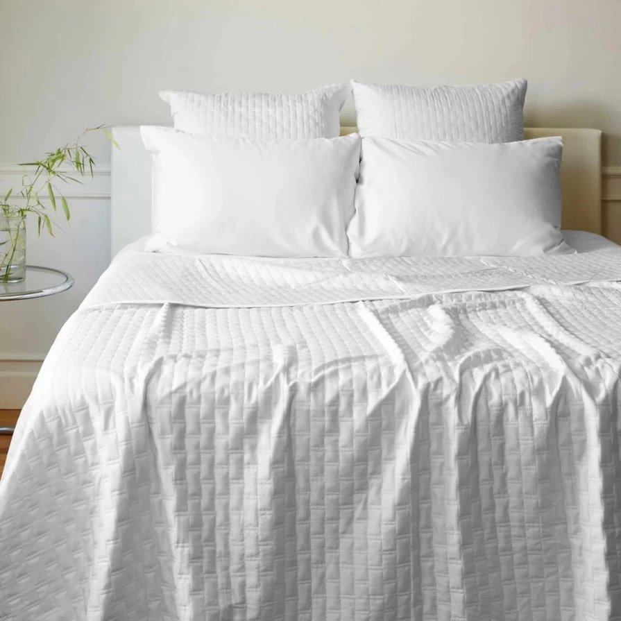 "Premium Bamboo Rayon Coverlet - Soft Bedvoyage Luxury Bedding"