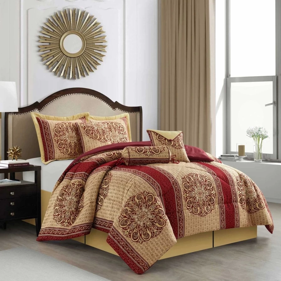 "Premium 7-Piece Comforter Set - Luxury Bedding Collection for Ultimate Comfort"