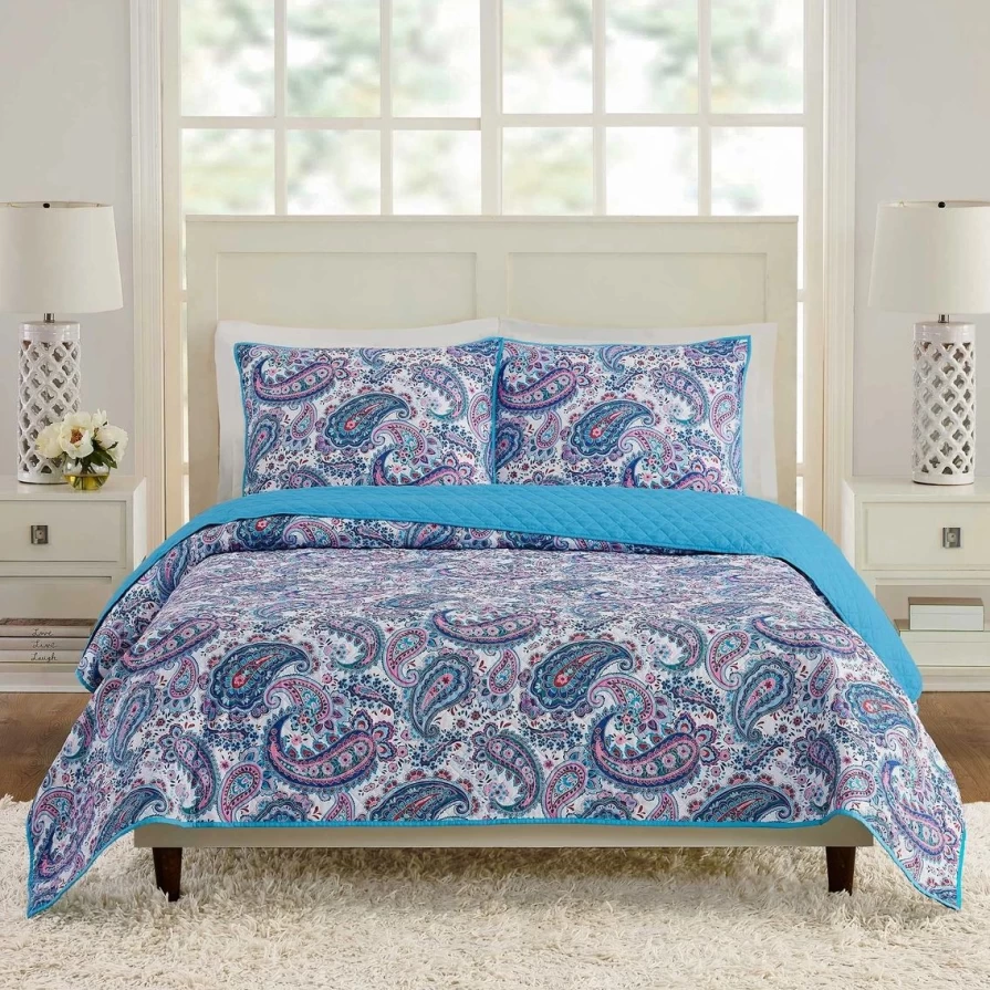 Vera Bradley Haymarket Paisley Quilt Set with Coupon - Stylish Floral Bedding Collection