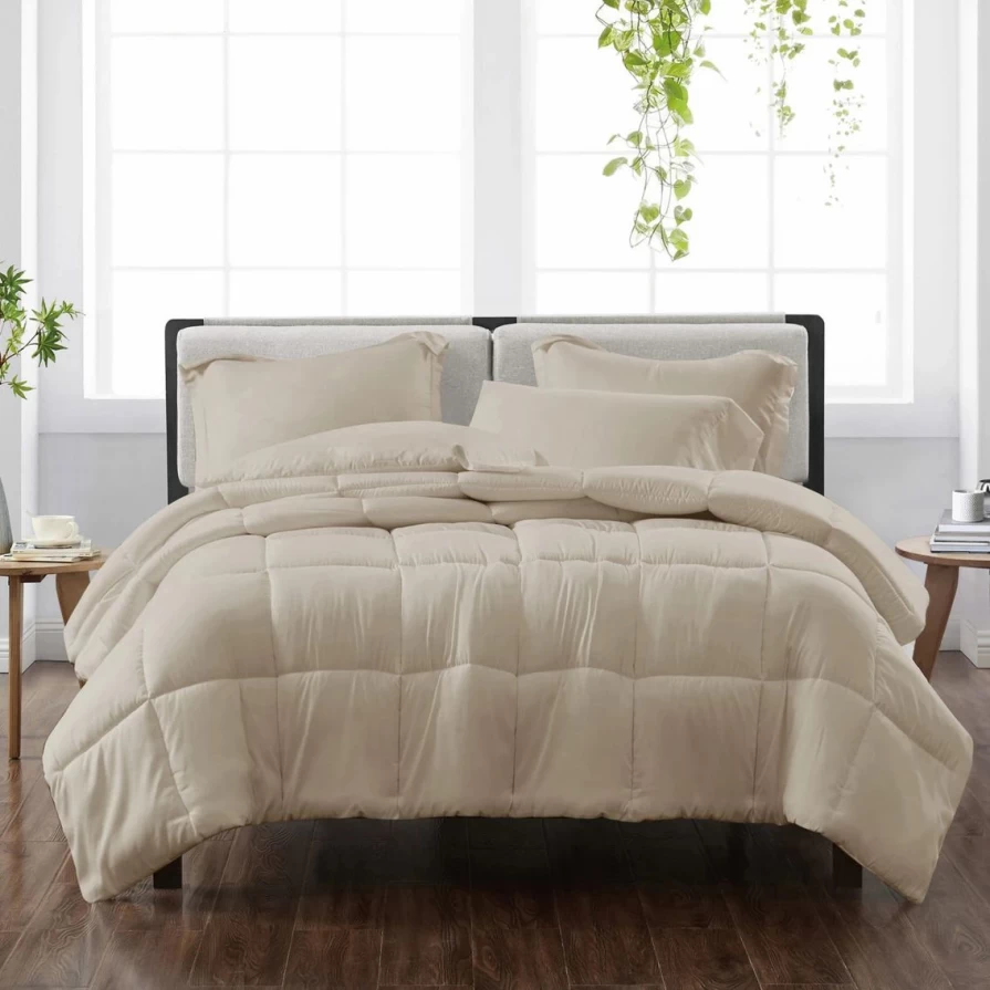 Heritage Solid Reversible Comforter Set - Premium Quality & Best Price