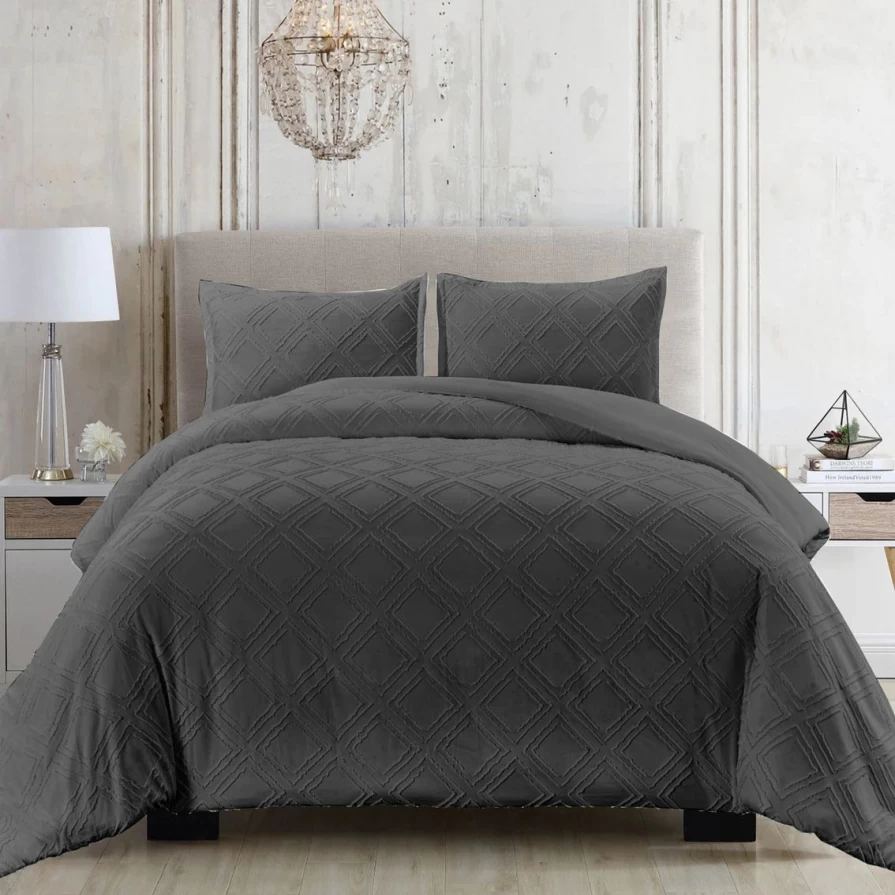 "Premium Textured Comforter Set - Simply Perfect Bedding Promotion"