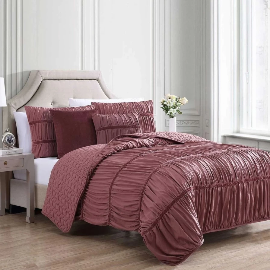 "Simply Perfect Nellie 5-Piece Quilt Set - Premium Bedding Collection"