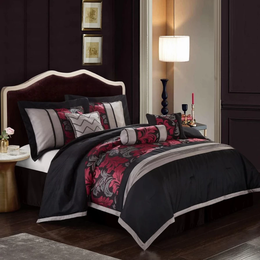 Lincoln 7-Piece Comforter Set by Nanshing America Inc. - Premium Bedding Collection